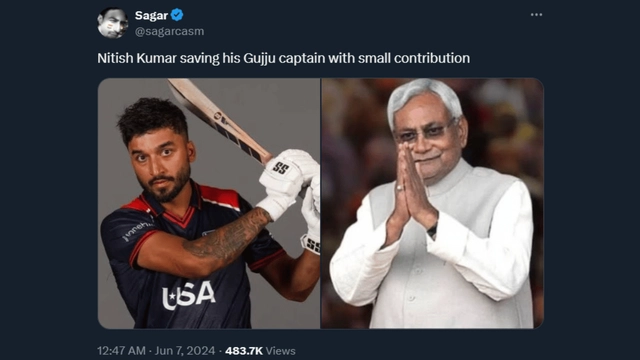cant-do-wrong-with-name-nitish-kumar-trends-on-internet-as-desis-share-usa-vs-pakistan-match-memes-and-jokes